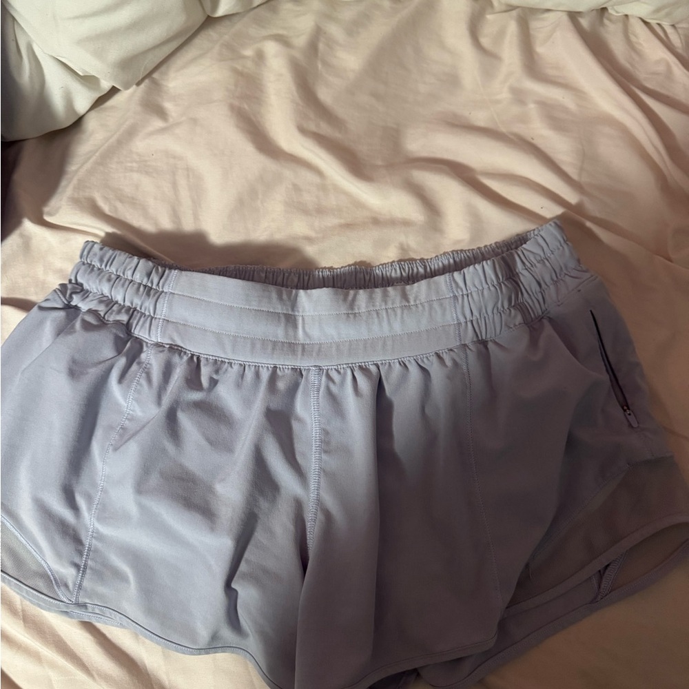Lululemon Athletica Gray Athletic Shorts Lightweight Elastic Waist